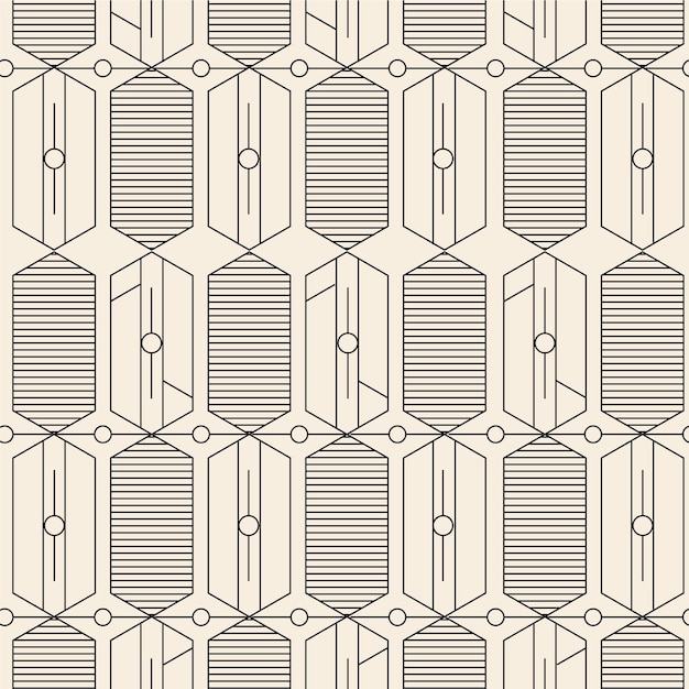 Free Vector linear flat abstract lines pattern