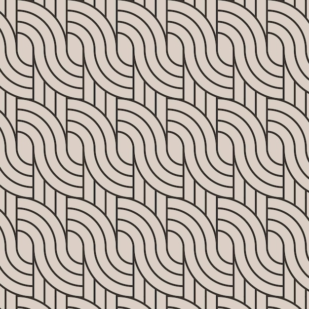 Linear flat design abstract lines pattern