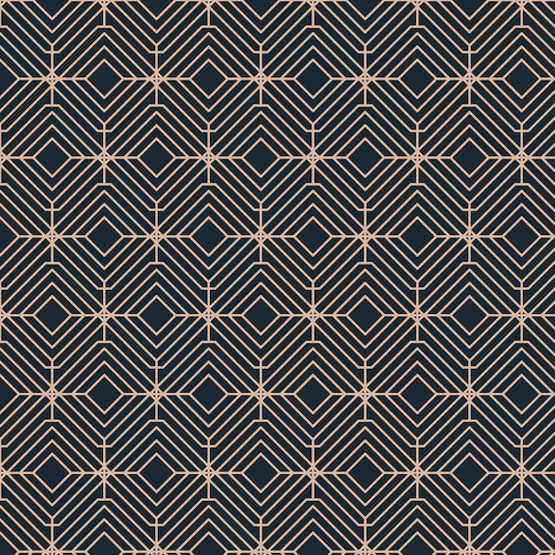 Free vector linear flat design abstract lines pattern