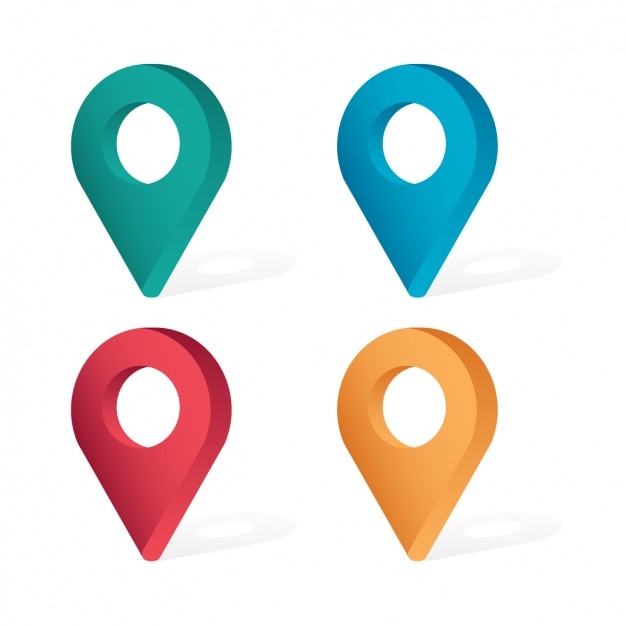 Free vector location icons