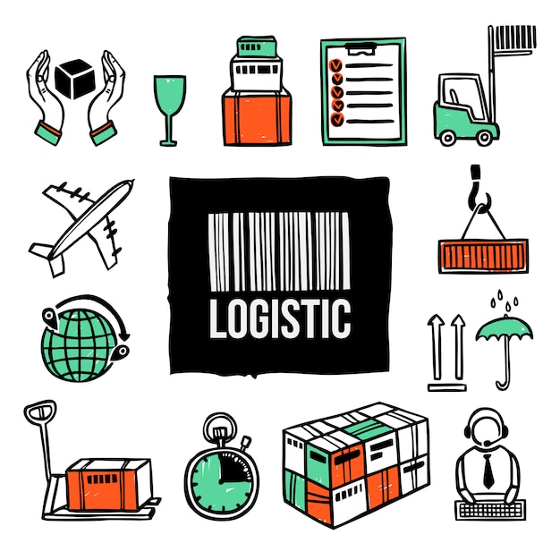 Logistic Icon Set