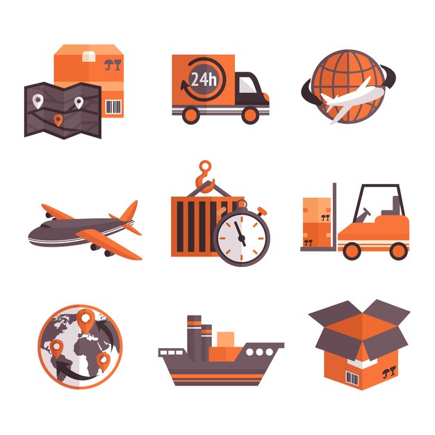 Logistic Services elements Set