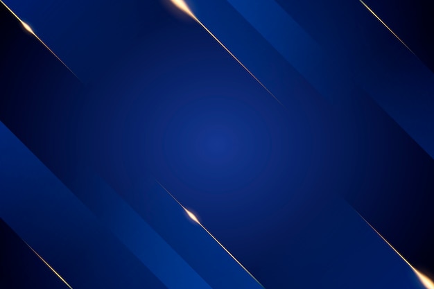 Free Vector luxury blue and golden background