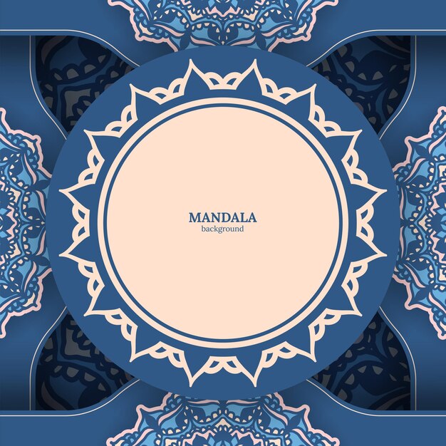 Luxury ornamental colorful mandala design background