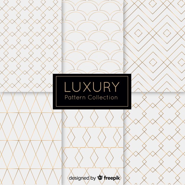 Luxury pattern collection background