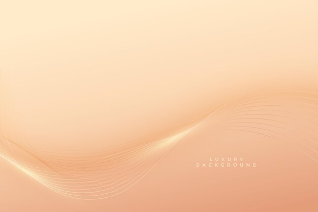 Luxury premium smooth wavy lines background