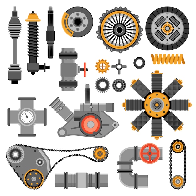 Machinery Parts Set 