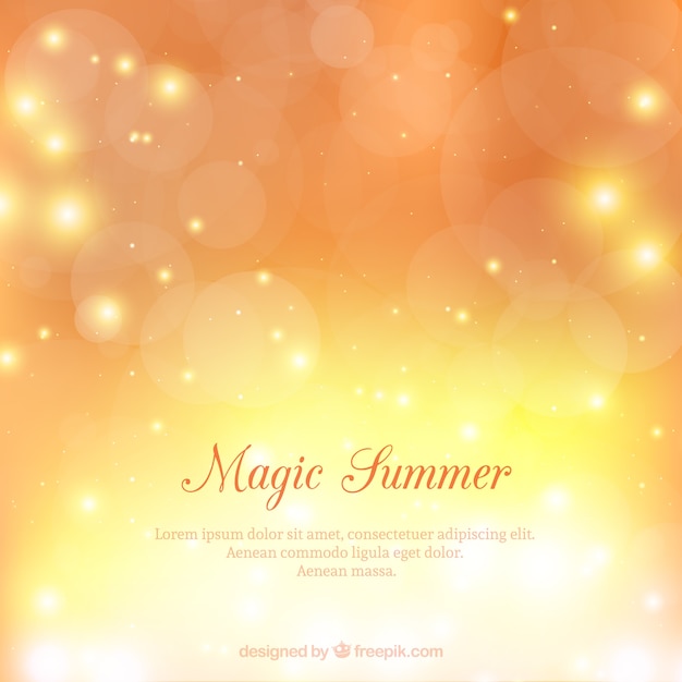 Free Vector magic summer background