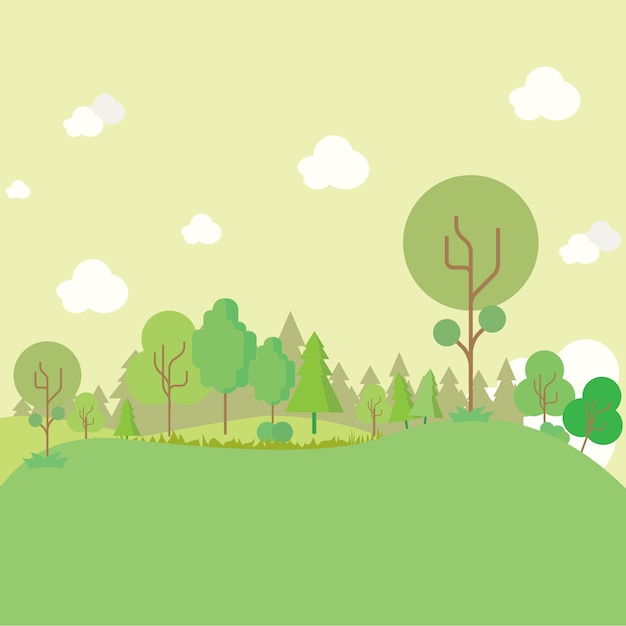 Free Vector meadow background design