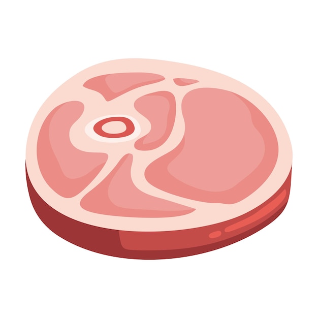 Free Vector meat product ingredient icon