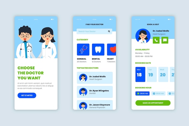 Medical booking app