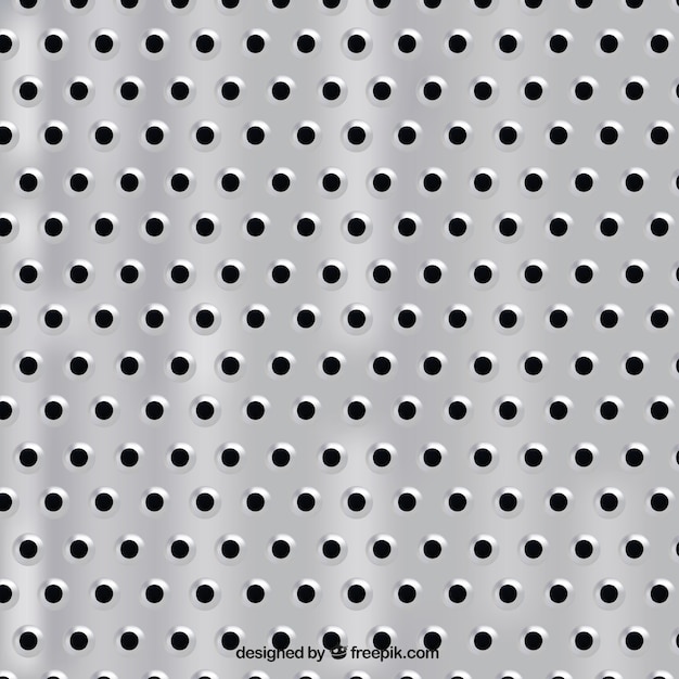 Free Vector metal texture with holes