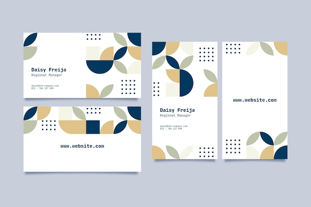 Minimal business card template