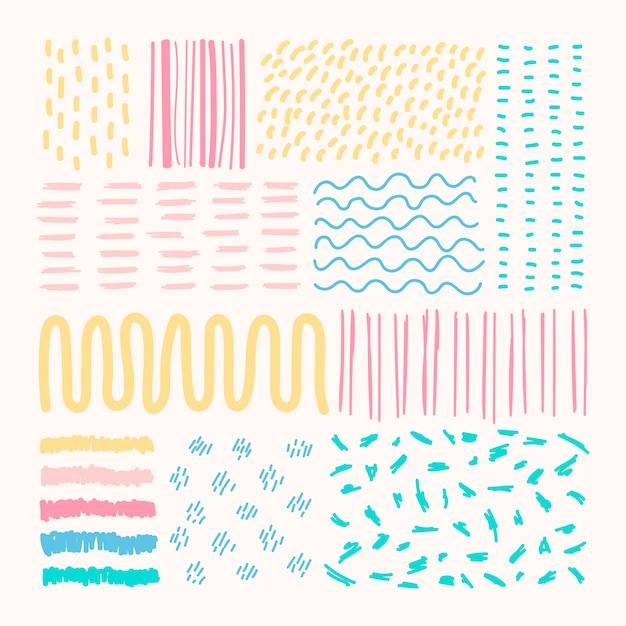 Free vector mixed background patterns