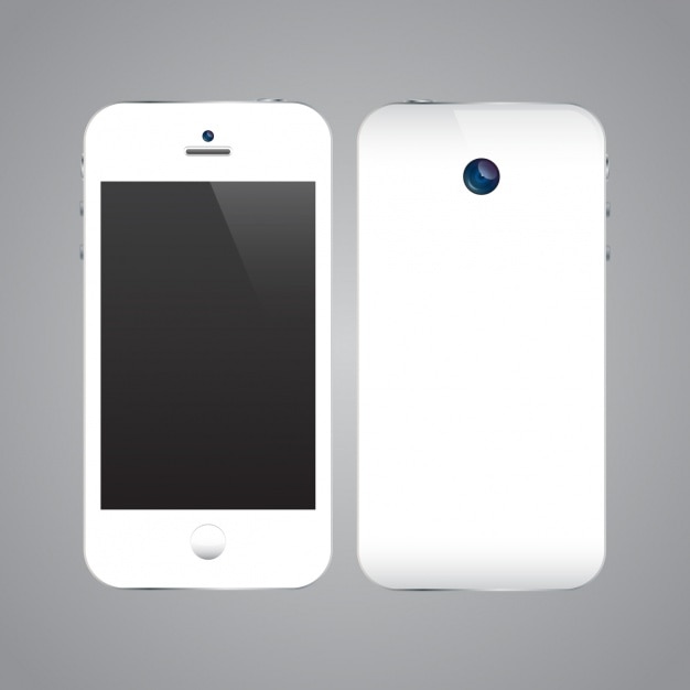 Free Vector mobile phone mock up