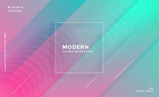 Free Vector modern abstract trendy colorful geometric background