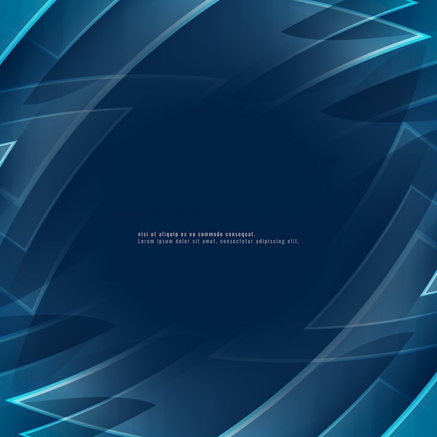 Free Vector modern blue futuristic background