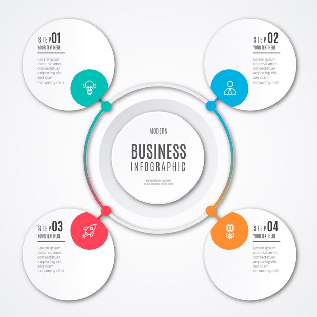 Modern Business Infographic Template