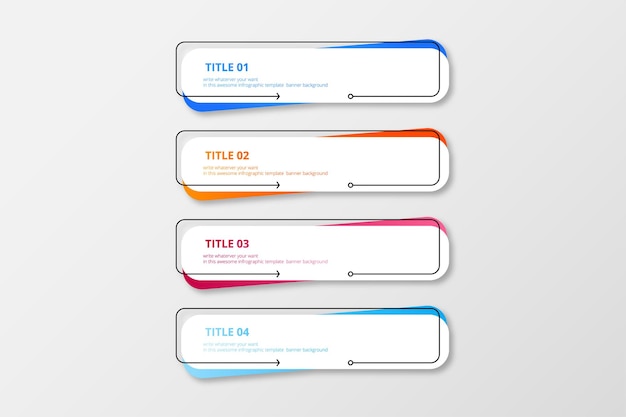 Modern Infographic Banner Colorful Pack