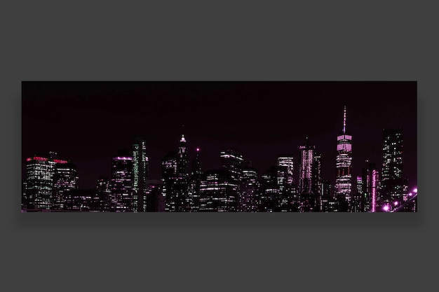 Modern new york twitter header