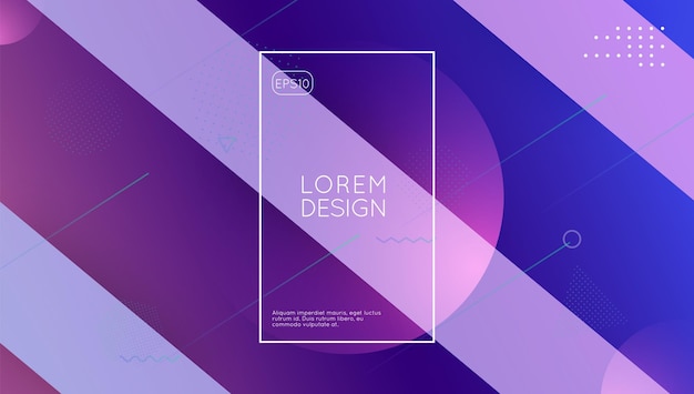 Free Vector modern poster wave liquid background abstract layout creative