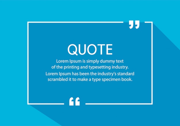 Modern quotes communication template 