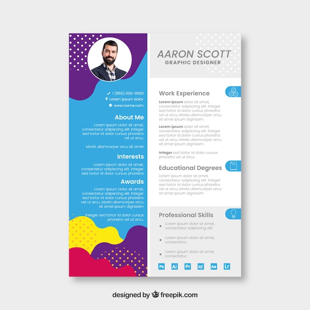 Modern resume template