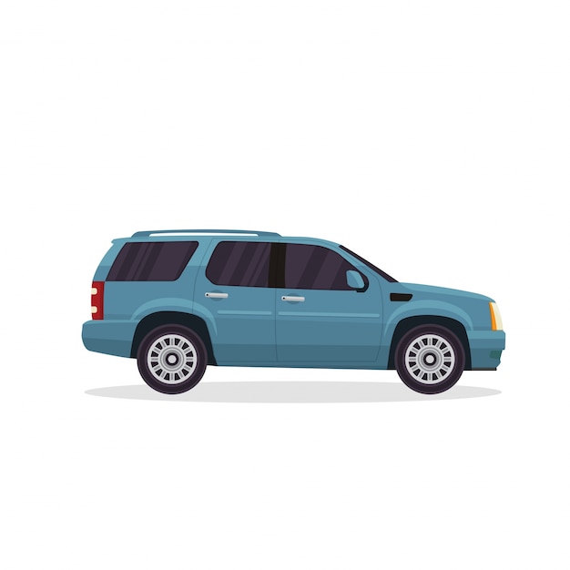 Free Vector modern urban adventure suv vehicle illustration