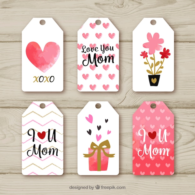 Mother's day label collection