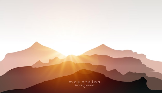 Free vector mountain peak background discover beauty of rocky terrain