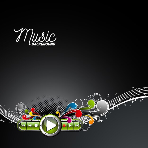 Music background design