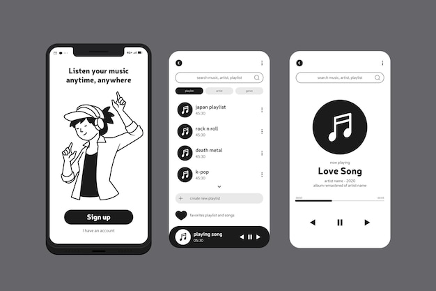 Music mobile phone app