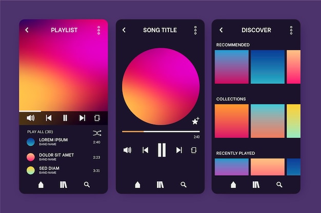 Music player app