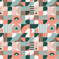 Free vector muted color palette pattern