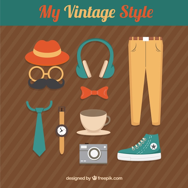 Free Vector my vintage style