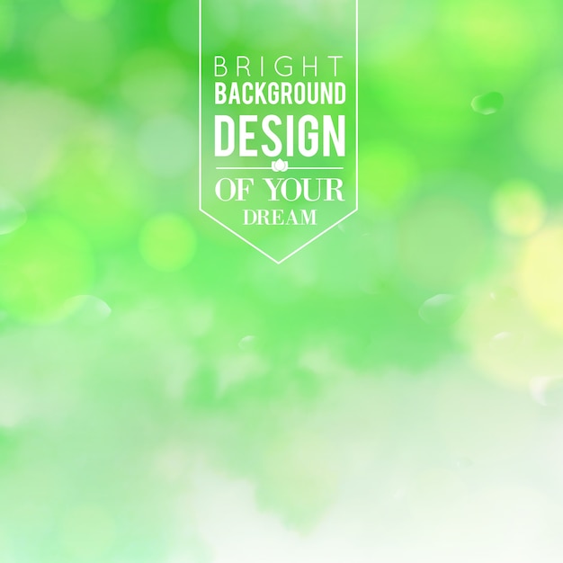 Free Vector natural green blurred background.