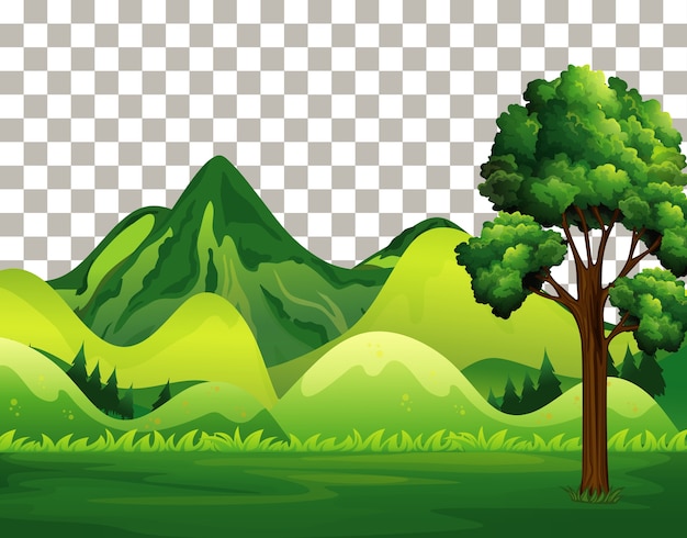 Free vector nature outdoor landscape