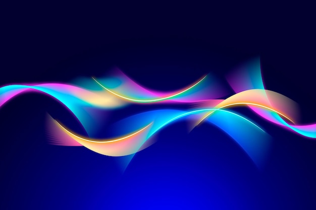 Free Vector neon abstract background