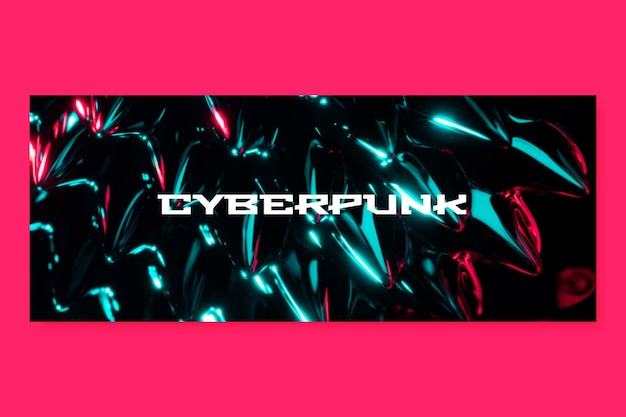 Neon cyberpunk aesthetic notion cover