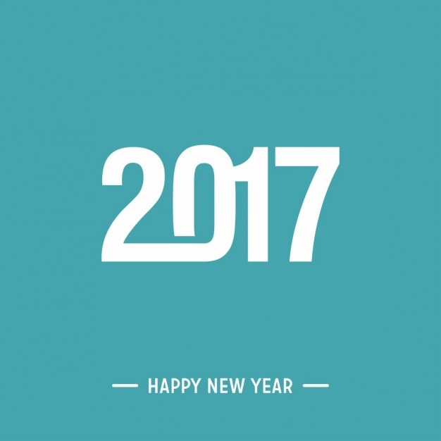 Free Vector new year 2017 background  