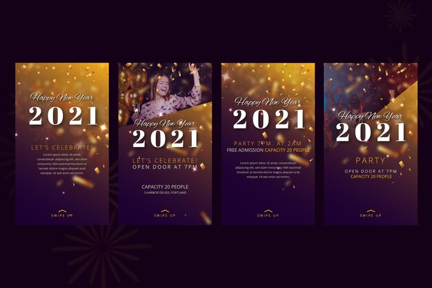 New year 2021 ig stories collection