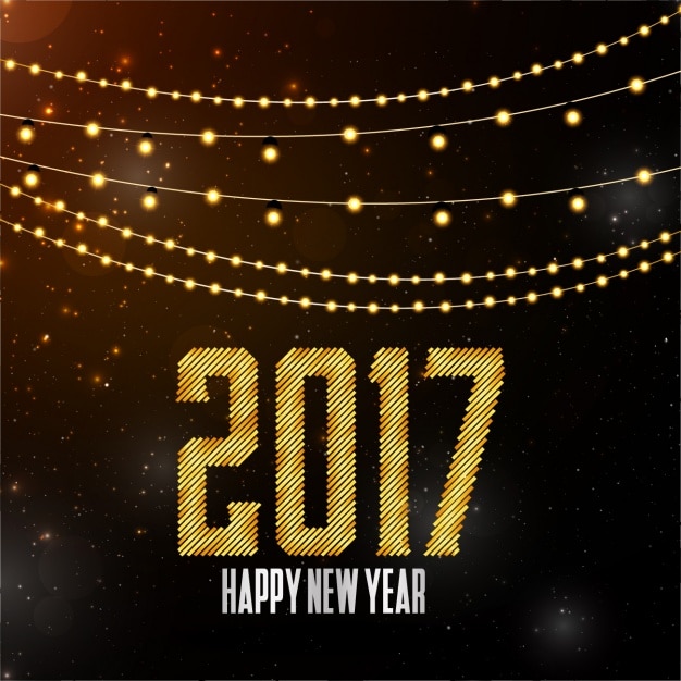 Free Vector new year background design