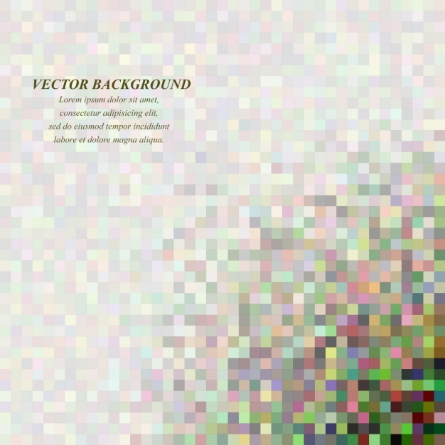 Free vector nice pixelated background