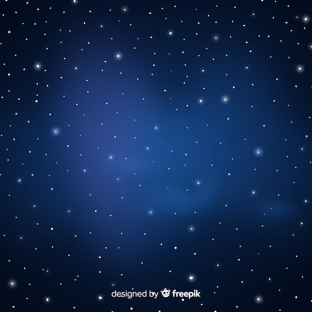 Free Vector night sky background