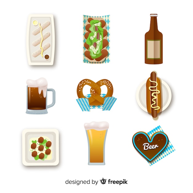 Oktoberfest elements set 