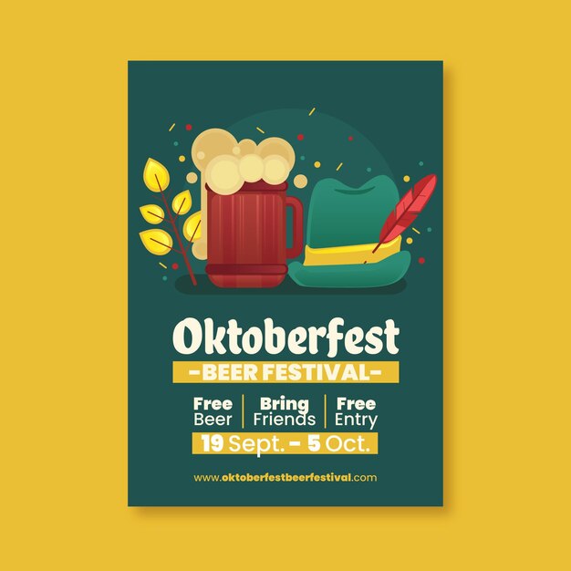 Oktoberfest poster template style