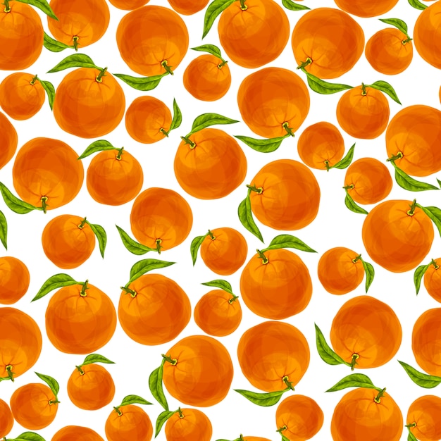 Free Vector orange seamless pattern