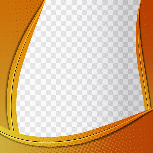 Orange wave background