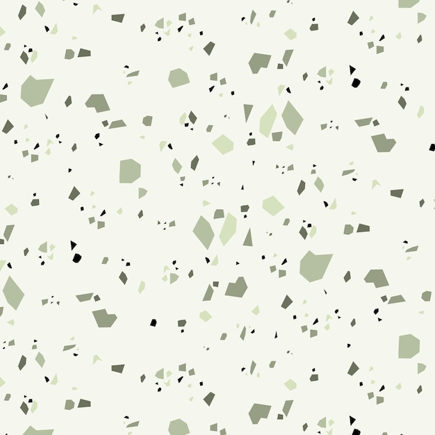 Free Vector organic flat monochromatic terrazzo pattern