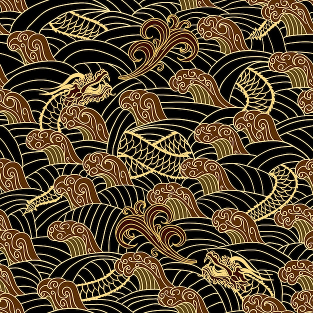 Oriental traditional seamless pattern